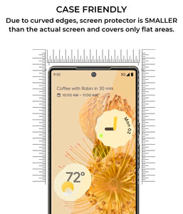 Google Pixel 6 Pro Tempered Glass Screen Protector ( FingerPrint Not Compatible ) ProShield Edition [2 pack]