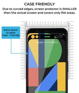 Pixel 4 Tempered Glass Screen Protector ProShield Edition [3 Pack]