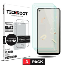 Load image into Gallery viewer, Pixel 4A Tempered Glass Screen Protector ProShield Edition [3 Pack]