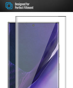 Galaxy Note 20 Tempered Glass Screen Protector ProShield Edition is designed for perfect fitment
