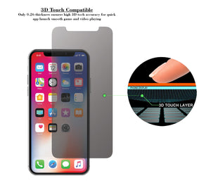 iPhone X  Privacy Tempered Glass Screen Protector ProShield Edition