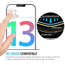 Cargar imagen en el visor de la galería, iPhone 13 Pro Max Tempered Glass Screen Protector ProShield Edition [ 3 pack ]
