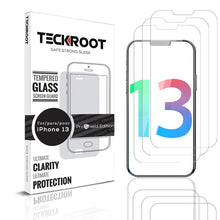 Cargar imagen en el visor de la galería, iPhone 13 Tempered Glass Screen Protector ProShield Edition [ 3 pack ]