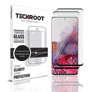 S20 Plus Tempered Glass Screen Protector ProShield Edition [2 pack]