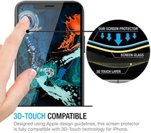 Cargar imagen en el visor de la galería, iPhone XS Screen Protector Glass Full Cover ProShield Edition [2 Pack]