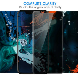 iPhone 11 Pro Max Privacy Tempered Glass Screen Protector ProShield Edition [2 Pack]