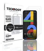 Cargar imagen en el visor de la galería, Pixel 4A 5g Tempered Glass Screen Protector ProShield Edition [3 Pack]