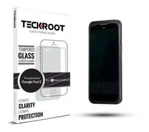 Google Pixel 2 Privacy Tempered Glass Screen Protector ProShield Edition