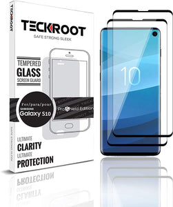 Galaxy S10 Plus Tempered Glass Screen Protector ProShield Edition [2 pack]