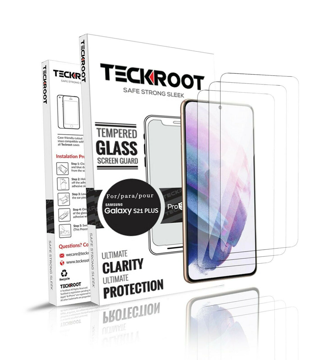 Samsung Galaxy S21 Plus Tempered Glass Screen Protector ProShield Edition [3 pack]